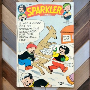 SPARKLER COMICS #110 VG/FN 1953 Nancy & Sluggo CASEY RUGGLES Pre-Code BUSHMILLER