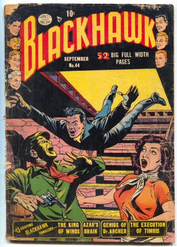 Blackhawk Comics #44 1951- King of the Winds- reading copy