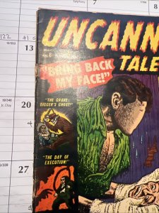 UNCANNY TALES #8 ATLAS 1953 CLASSIC COVER - READ DESCRIPTION