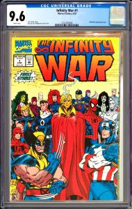 Infinity War #1 CGC Graded 9.6 Gatefold Wraparound Cover