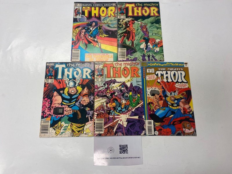 5 Thor MARVEL comic books #331 347 351 352 469 72 KM15