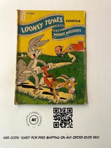 Looney Tunes & Merrie Melodies Comics # 95 GD Dell Comic Book Bugs Bunny 6 J892