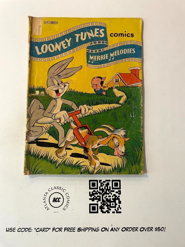 Looney Tunes & Merrie Melodies Comics # 95 GD Dell Comic Book Bugs Bunny 6 J892