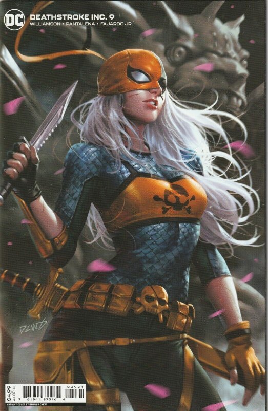 Deathstroke Inc # 9 Derrick Chew Variant Cover NM DC [H3] 