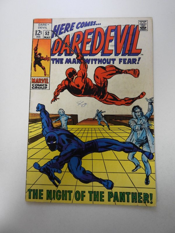 Daredevil #52 (1969) VG/FN condition ink front cover
