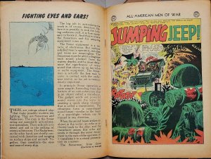 ALL-AMERICAN MEN OF WAR #38 FN- (DC 1956) JUMPING JEEP! Joe Kubert SILVER AGE