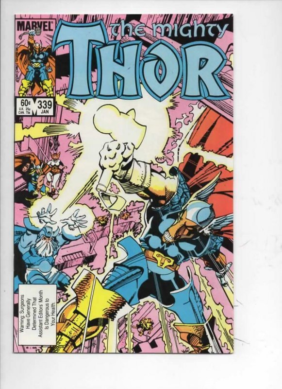 THOR #339 NM- God of Thunder Beta Ray Bill 1966 1984, more Thor in store, Marvel