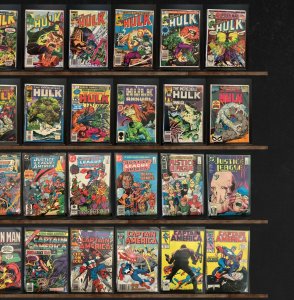 Huge Lot 140+ Comics with Captain America, The Incredible Hulk & More!