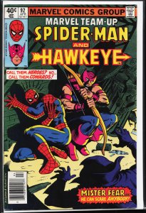 Marvel Team-Up #92 (1980) Hawkeye [Key Issue]