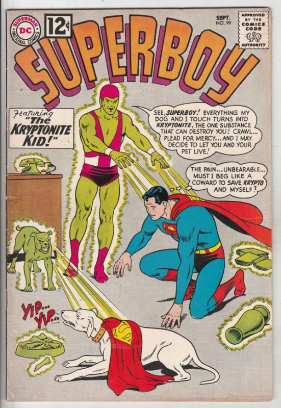 Superboy #99 (Sep-62) VF+ High-Grade Superboy