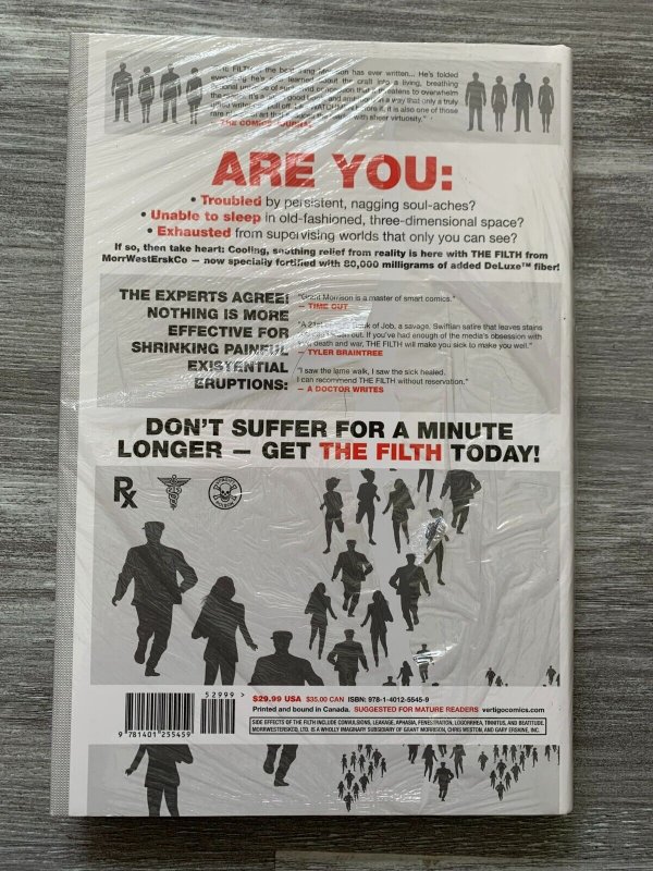 2015 THE FILTH Deluxe Edition by Grant Morrison HC DC Vertigo SEALED