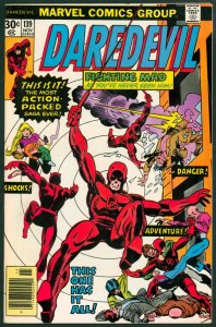 Daredevil 139 VF+ 8.5 Marvel 1976