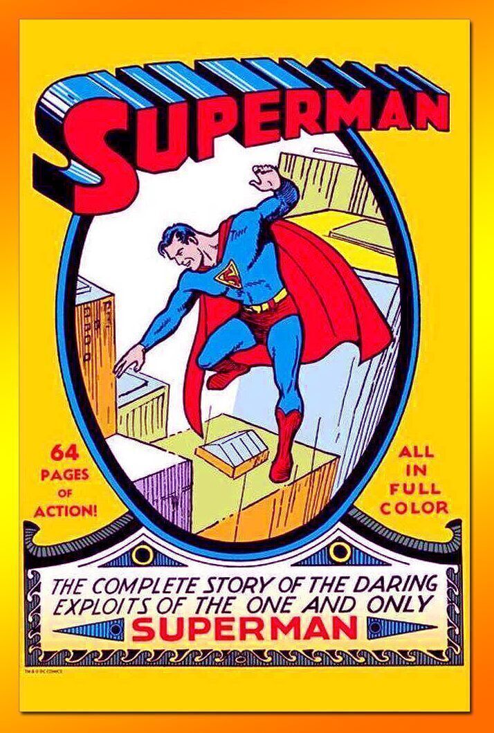 Superman 1 1939 Key Classic 1st Solo Titleexclusive Facsimileclark Lois Lex Comic Books 