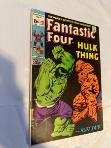 Fantastic Four(1971)#112 Hulk vs. Thing see descripttion