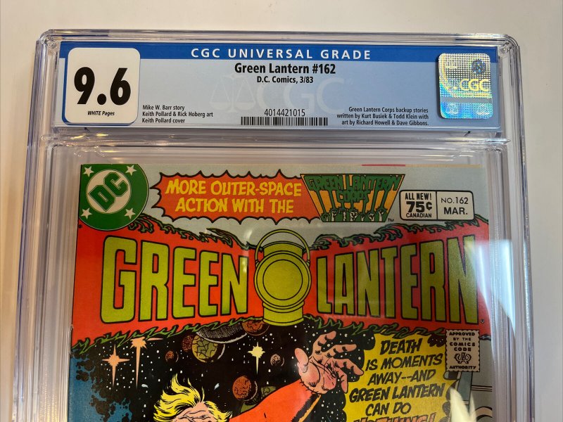 Green Lantern (1983) # 162 (CGC 9.6 WP) Low Census CPV Canadian Price Variants