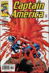 Captain America (1998 series) #34, VF (Stock photo)