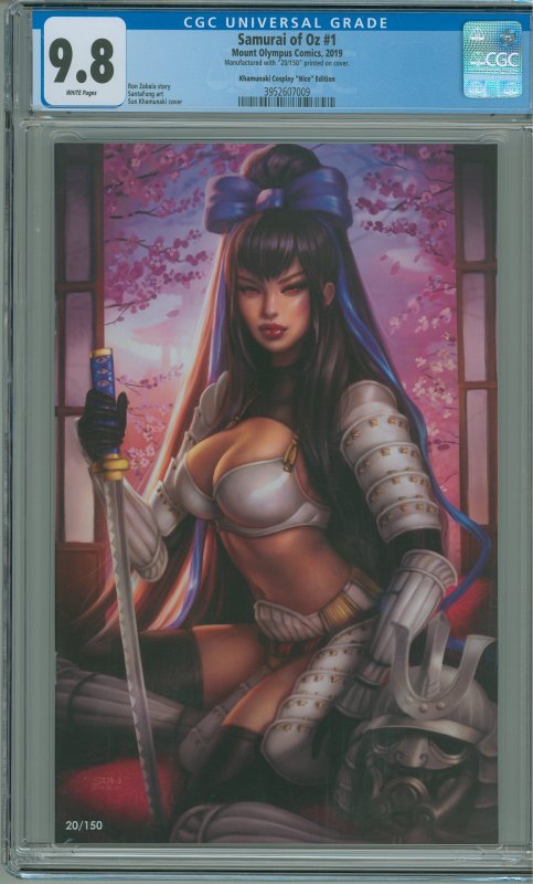 Samurai of Oz #1 CGC 9.8! Khamunaki Cosplay Nice Edition!