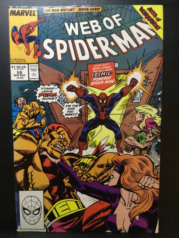 Web of Spider-Man #59 Direct Edition (1989)