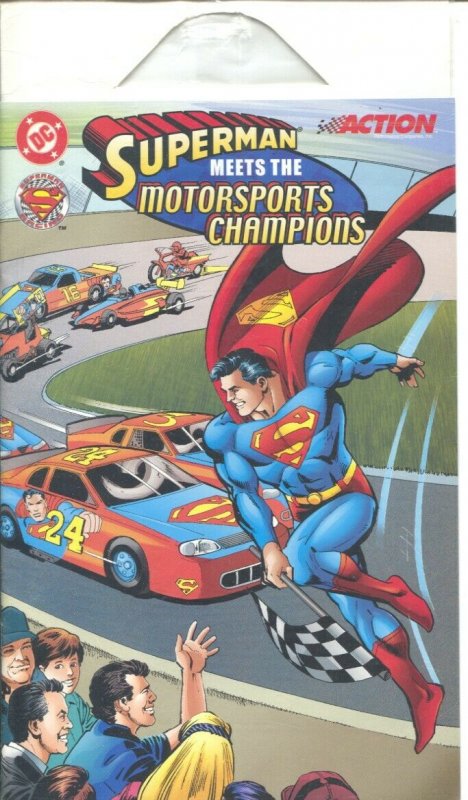 Superman Meets The Motorsports Champions 1999-NASCAR-Jeff Gordon-promo editio...