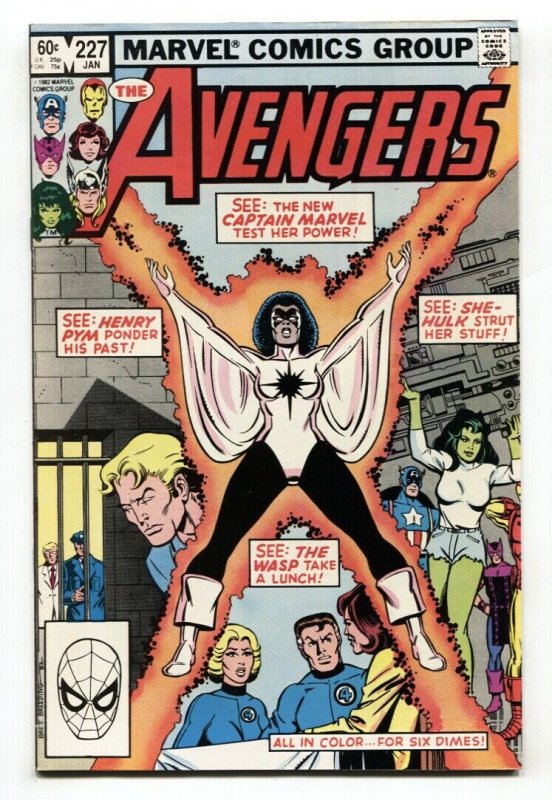 Avengers #227 Captain Marvel Monica Rambeau joins the Avengers NM-