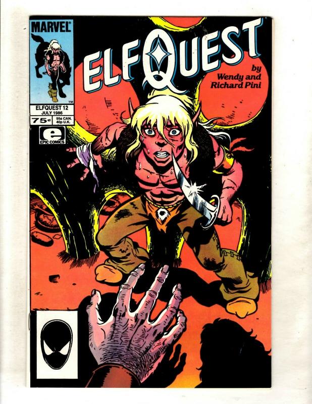 Lot Of 12 Elfquest Marvel Comic Books # 12 13 14 15 16 17 18 19 20 21 22 23 JF14