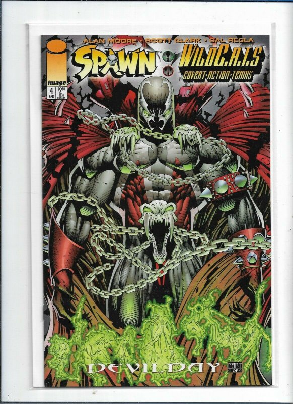 Spawn WildCATS 1,2,3,4 NM Investor Set Image Comics 1996 Alan Moore  nw111