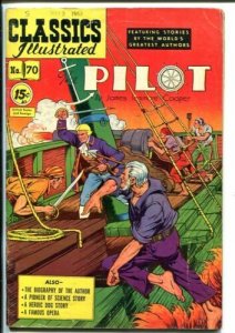 CLASSICS ILLUSTRATED #70-HRN 92-THE PILOT-JAMES FENIMORE COOPER-vg+ 