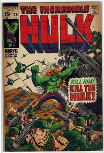Incredible Hulk #120 (1968) Stan Lee Herb Trimpe FN+