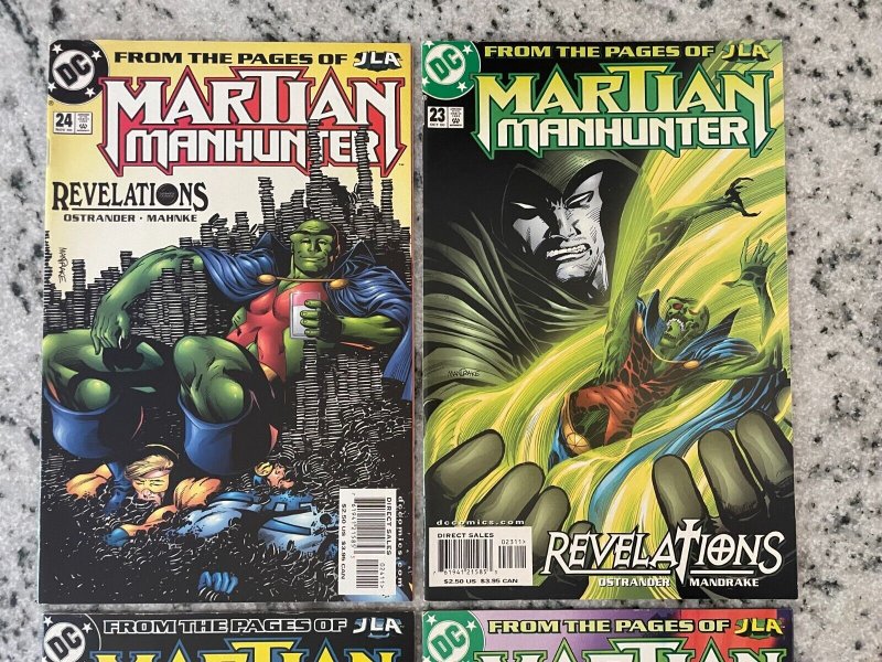 4 Martian Manhunter DC Comic Books # 21 22 23 24 Batman Flash Superman 62 CH23
