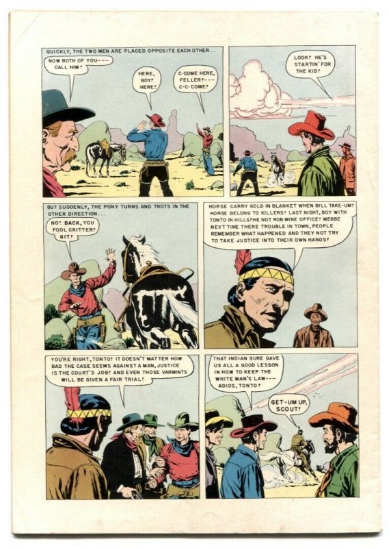 Tonto #14 1954- Dell Western- Lone Ranger's companion FN+