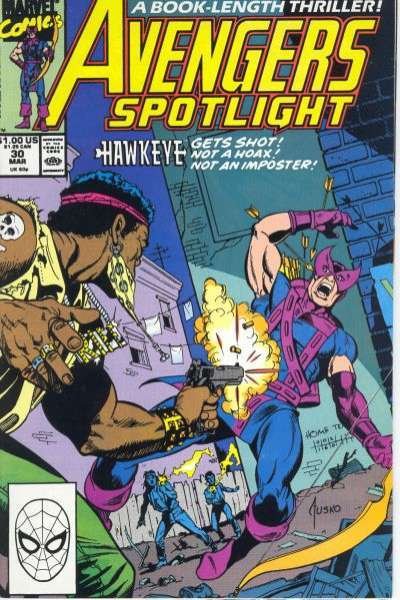 Avengers Spotlight (1989 series)  #30, VF+ (Stock photo)
