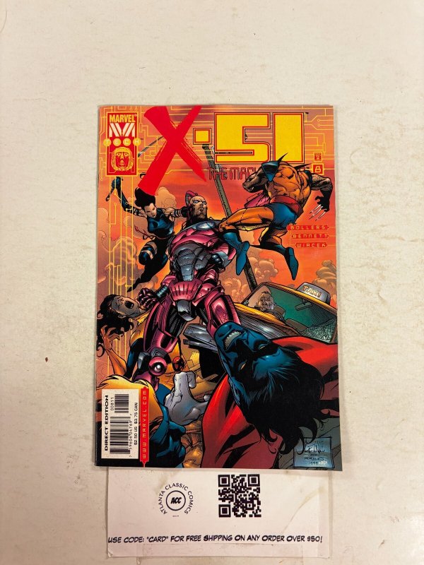 X-51 #8 NM Marvel Comic Books X-Men Machine Man 14 HH100
