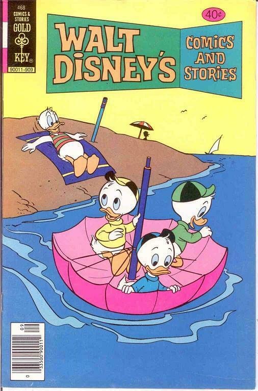 WALT DISNEYS COMICS & STORIES 468 VF-NM  Sept. 1979 COMICS BOOK