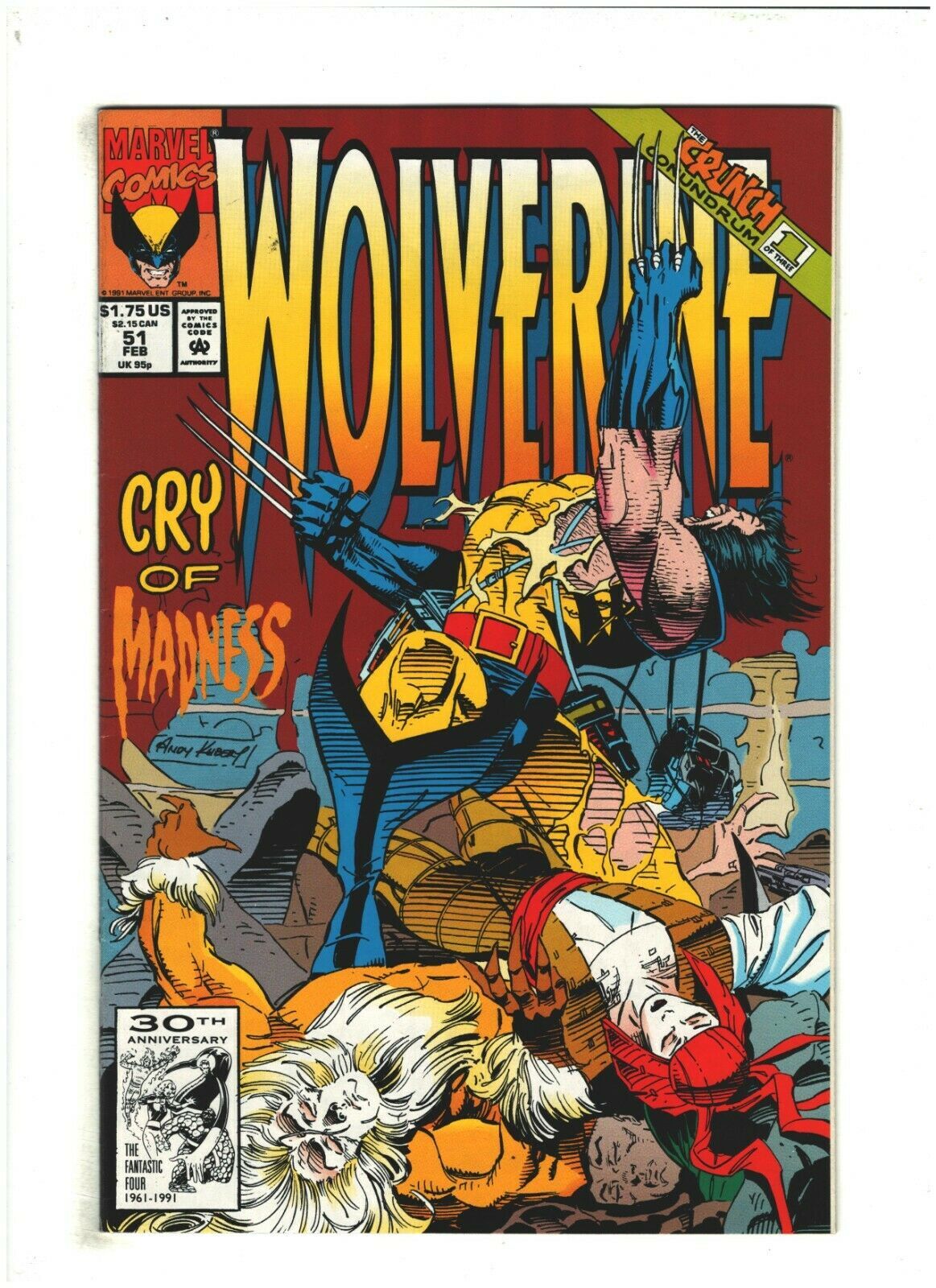 Wolverine #51-53 (1992): The Crunch Donundrum - Earth's Mightiest Blog