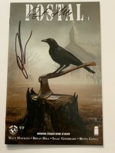 Postal #1 SIGNED INCENTIVE VARIANT TRIPLE SIGNED VERY RARE!