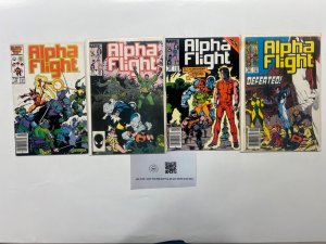 4 Alpha Flight Marvel Comic Books # 26 28 30 34 Avengers Spiderman 51 SM10