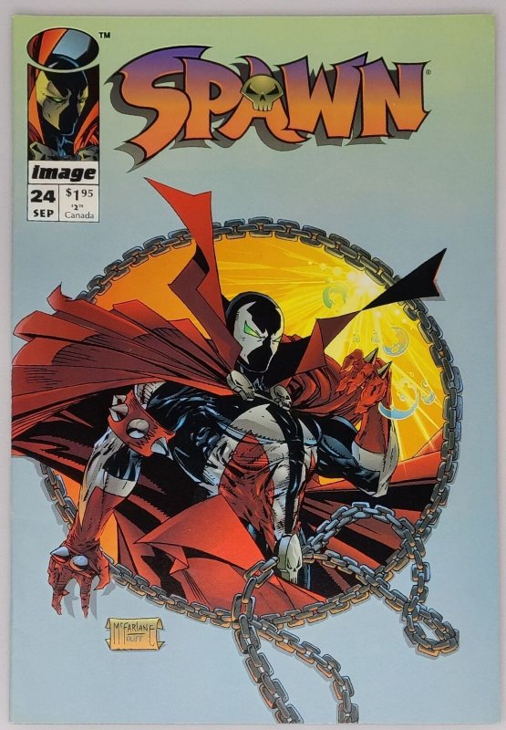 Spawn 24 Image 1994 7.0 F/VF  Todd McFarlane Story Cover and Art