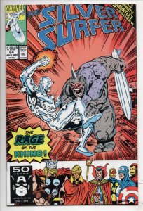 SILVER SURFER #54, NM, Thanos, Ron Lim, Hulk, Thor, V 3, Marvel 1991