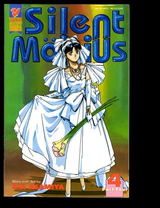 7 Silent Mobius Viz Select Comics Pt. 3 #3 5 Pt. 4 #1 2 3 4 5 Manga Sci-Fi JF18