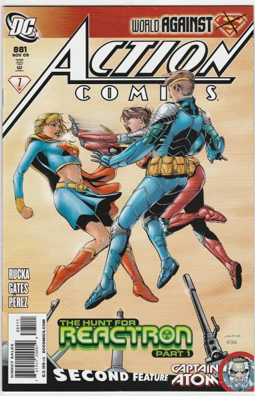5 Action Comics DC Comic Books # 878 879 880 881 882 Superman Nightwing LH19