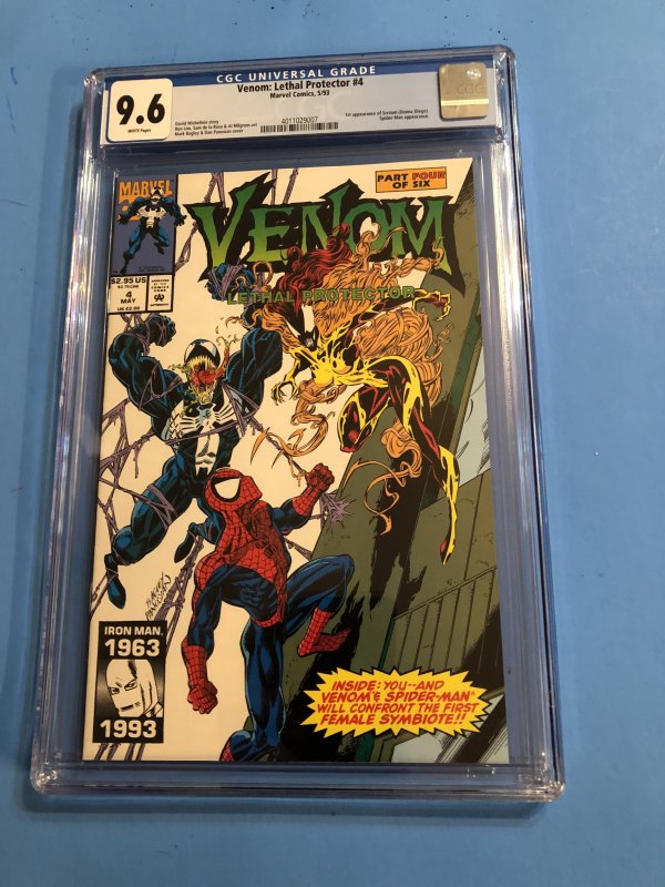 Venom: Lethal Protector #4 CGC 9.6 WP Direct Edition 93) 1'ST SCREAM,  N...