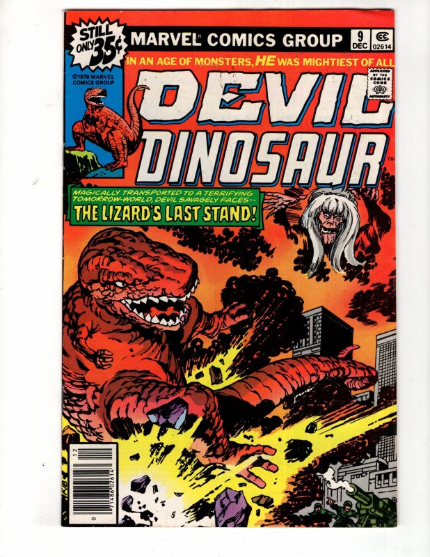 Devil Dinosaur #9 (1978) THE LIZARD'S LAST STAND! /Jack Kirby  ID#551