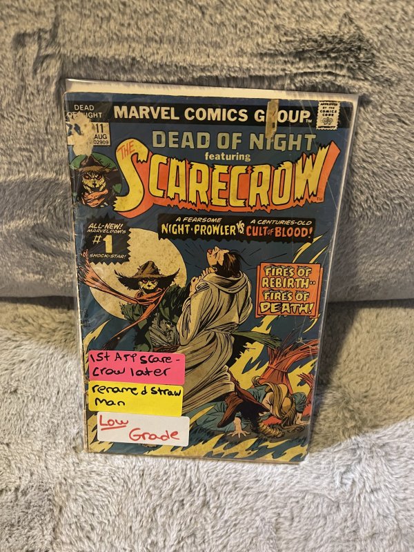 Dead of Night #11  (1975) LOW GRADE 1st App ScareCrow (Later Re-Named Straw Man)