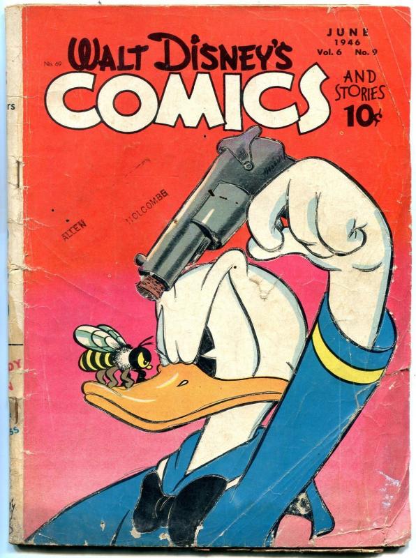 Walt Disney's Comics And Stories #69-1946-DONALD DUCK-MICKEY MOUSE-BARKS-GO FR