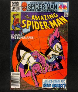 Amazing Spider-Man #223 Newsstand Variant Red Ghost and the Super-Apes!