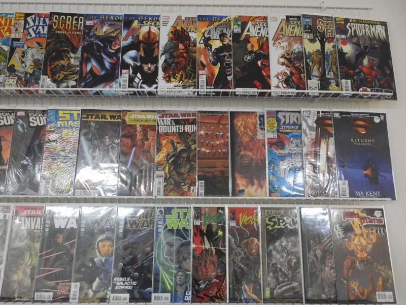 Huge Lot 150+ Comics W/ Silver Surfer, Star Wars, TMNT, X-Men, +More Avg VF Cond