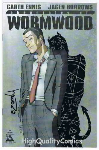 WORMWOOD, Chronicles of, Preview, NM, Signed Jacen Burrowsm, Garth Ennis, 2006 