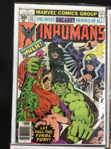 4PC INHUMANS LOT (8.0 OB) NEWSSTAND, #8,10-12!! 1977