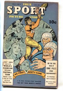 True Sport Stories Vol. 3 #5--1946--Football--Knute Rockne--Indy 500 --Comic ...