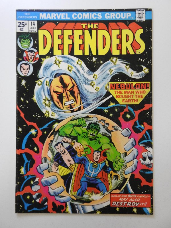The Defenders #14 (1974) Who Shall Inherit The Earth? Fine- Condition!